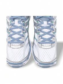 ASICS Gel-Cumulus 16 男女通用运动鞋 吸汗透气保暖多功能标志纯色弹性好易洗速干运动户外跑步日常上学白色 Irondad 1203A733-100 - 白色/藍色 - 查看 7