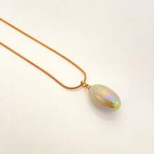 Dây chuyền họa tiết giọt nước Dopamine dành cho nữ, mặt dây chuyền hạt nho thời trang tối giản đa năng - A - Xem 6