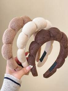 1 件深蓝色头带、化妆面部头带、清洁头带、头巾头带、柔软头带、适合女士和女孩、时尚配饰、精美礼物、护肤头带、美容、护肤产品、水疗、自我护理、护肤工具、面部护理、美容师用品、皮肤、洗面奶、面部 - 彩色 - 查看 9