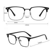 Blue Light Blocking Glasses Men And Women Retro Computer Square Glasses Youth Style Ordinary Glasses Daily Commuting Perfect Gift - C1 - Xem 6