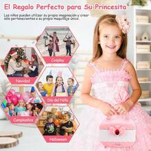¡RecomendadoYostyle Cosméticos para Niñas, Juguetes de Maquillaje para Niños 43 Piezas Lavables, Kit de Maquillaje de Simulación, Estuche de Maquillaje de Princesa con Espejo, para 3+ Años - Rosa¡Top de Temporada - Azul - Ver 7