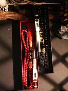 1pc Rosary Counter Set - High-End Packaged Counting Ring, Bracelet With Counter, Counter, Electronic Manual Button Counter, Compact Portable Ring Counter, Thumb Press Counter - Multicolor - View 7