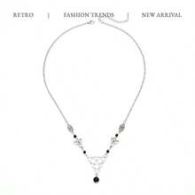 Gothic Head Chain Crystal Pendant Headpieces  Halloween Hair Pieces Jewelry Boho Hairband For Women And Girls Black