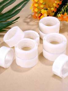 100 piezas/Rollo Puntos adhesivos doble cara, Puntos de pegamento transparentes para globos removibles, Cinta adhesiva doble cara para globos, Puntos adhesivos para manualidades, Regalos de Navidad, Halloween, Decoraciones navideñas