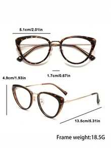 1 Cặp kính mắt mèo dáng retro bằng kim loại, thời trang, phù hợp với trang phục thời trang, trang trí tiệc, văn phòng máy tính, chơi game, sử dụng hàng ngày. - Nhiều màu - Xem 7