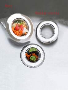 1/2/4件装水槽排水过滤器，用不锈钢净水过滤器升级您的厨房水槽，厨房用品，厨房配件，厨房工具 - 過濾網 - 查看 18