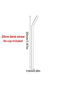 1 Set Striped Glass Cup With Straw And Lid, Portable Minimalist Style Water Bottle, Vertical Striped Glass Cup, Reusable High-Quality Coffee/Juice Cup, Multifunctional Beverage Container, Suitable For Home, Office, Beach, Various Party Occasions, Applicable For Coffee, Tea, Whiskey, Milk, Iced Americano And Latte, Etc. - Multicolor - View 10