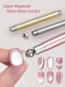 Cat Eye Nail Polish Gel Strong Magnetic Stick Dual-Ended Thick Multi-Function Magnet Nail Art Tool - Multicolor - View 1