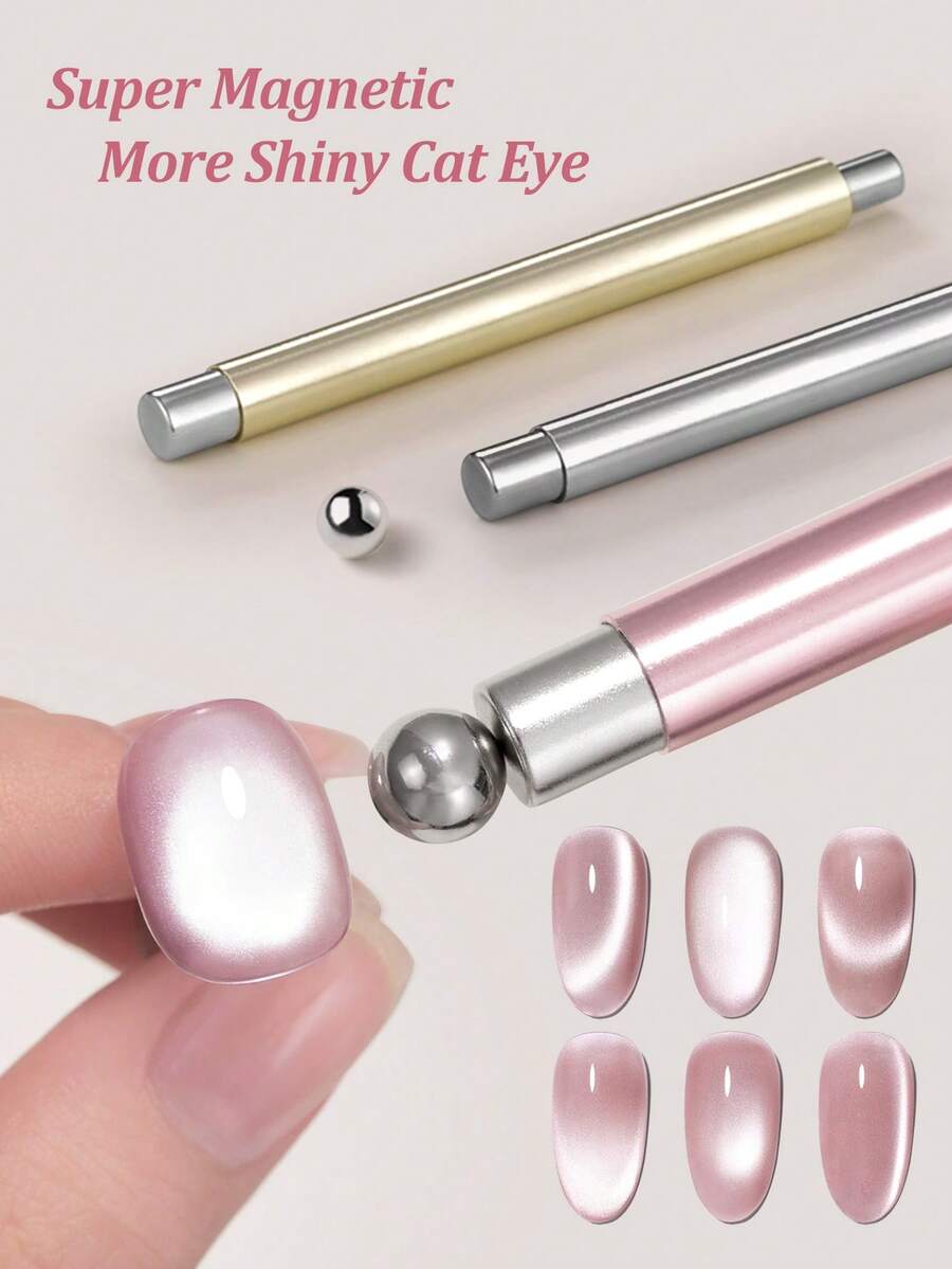 Cat Eye Nail Polish Gel Strong Magnetic Stick Dual-Ended Thick Multi-Function Magnet Nail Art Tool - Multicolor - View 1