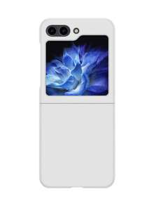 1pc Time,A Pc Investigation Hand Machine,Protecting And High Quality For: SamsungGalaxy Zflip 3/Zflip 4/Zflip 5/Zflip 6/Zflip 7/Oppofind N2 Flip/N3 Flip/Razr 50 Ultra/Razr 50/Vivo X Flip/HUAWEIP50 Pocket/ Razr 50/ Razr 40 Ultra/ Razr 40/ Razr 50 Ultra/Honor Magic V Flip Waterproof Shockproof Anti-Fall Scratch Resistant - White - View 8