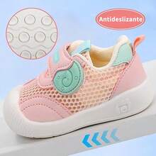 Zapatos para niños pequeños, zapatos de bebé para niños y niñas, zapatos de bebé para 0-1-2 años, zapatos de suela blanda para niños. - Rosa - Ver 3