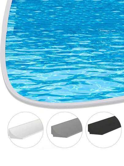 干湿分离阻隔条、浴室硅胶止水条、洗碗池边挡水条、淋浴房挡水条、浴室配件