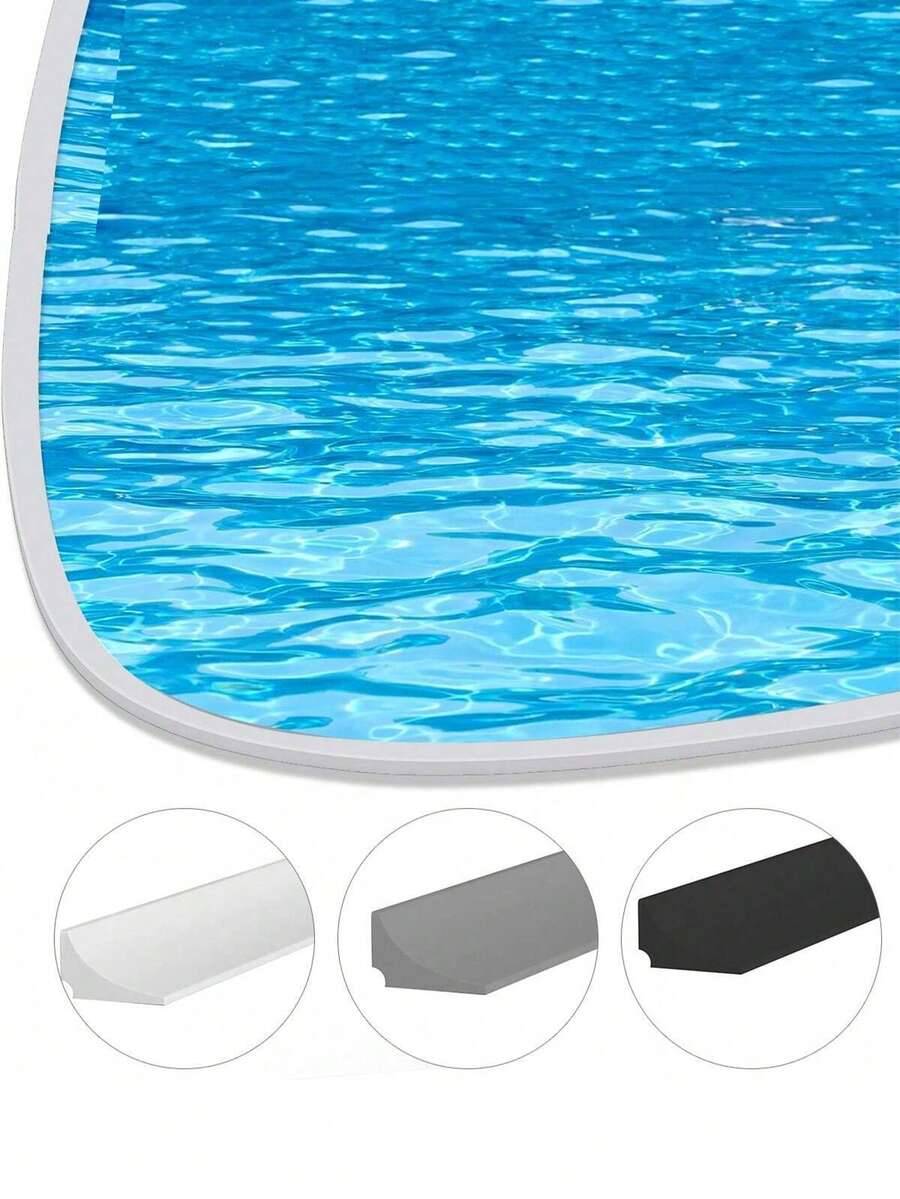 干湿分离阻隔条、浴室硅胶止水条、洗碗池边挡水条、淋浴房挡水条、浴室配件