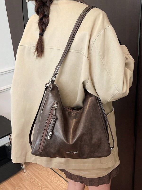 حقيبة سفر أساسية أنيقة للنساء تشمل حقيبة كروس بودي، حقيبة يد مزودة بسحاب، حقيبة ظهر، حقيبة تسوق، حقيبة مستحضرات تجميل، محفظة كاجوال، حقيبة كتف موضة، هدية عيد الميلاد