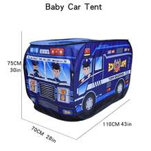 Police Car Tent For Kids, Indoor Toy Car Game House For Boys And Girls, Foldable Playhouse For Role Play, Suitable For Children Aged 0-9 Years,Garden Tent,Play Tent Girls,Kids Curtains - Blue - View 6