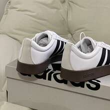 Adidas VL COURT BASE 2026 New Casual Sneakers, Low-Top Skateboard Shoes, Unisex Couple Shoes ID3711 - White - View 5