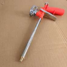 Schaumstoffpistole, längere Düse & leicht zu reinigen, Polyurethan-Dichtungsfüller für Tür- und Fensterritzen