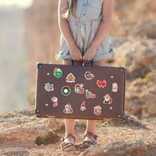 100 Stück Weihnachts-Aufkleber, Fröhliche Weihnachts-Aufkleber, süße Aufkleber, Weihnachtsgeschenk-Aufkleber, wasserfeste Vinyl-Aufkleber für Laptop, Handy, Auto, Skateboard, Wasserflaschen, Scrapbooking, Computer, Journaling