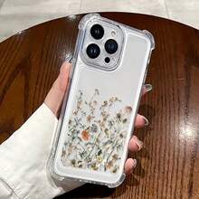Funda creativa para teléfono Funda de teléfono: Floral multicolor 7/8 Plus, funda suave anti-caída, simple y premium, compatible con iPhone 14 Pro Max, funda para teléfono Apple 13, pareja XS Max nueva 12 Pro anti-caída XR esmerilada 11 unisex 13 cobertura completa 15 PRO funda suave 15 cubierta protectora suave y a prueba de golpes para chicas y mujeres - 1 pieza - Ver 1