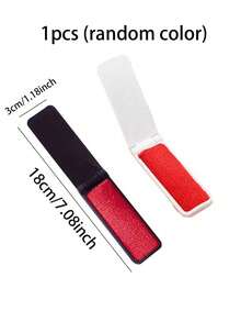 1pc Reusable Double-Sided Hair Removal Brush, Static Cling Pet Hair Remover, Manual Static Lint Brush For Cat Hair, Clothes, Sofa, Furniture, Bedding And Carpet Cleaning - Plastic Material, No Electricity Needed, Gently Shaves And Cleans Fur, Creates A Tidy Home - Multicolor - View 12