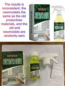 jakehoe 500ml Oxalic Acid Cleaner, Convenient Bathroom And Toilet Cleaner, Can Remove Toilet Urine Stains, Toilet Bowls, Bathtubs, Ceramic Tiles, Urine Deposits (Random Delivery Of New And Old Models), Perfect Gift For Carnival, Halloween, Christmas, Valentine's Day, Ramadan, April Fool's Day - Multi-color Oxalic Acid Cleaner - View 4
