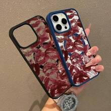 Multi-Functional Magnetic Case For IPhone11/12/13/14/15/16/Promax Lipstick Kiss Prints MagSafe Ready, Anti-Fall,Ultra-Thin Design | Perfect For Everyday Use - màu đen - Xem 2