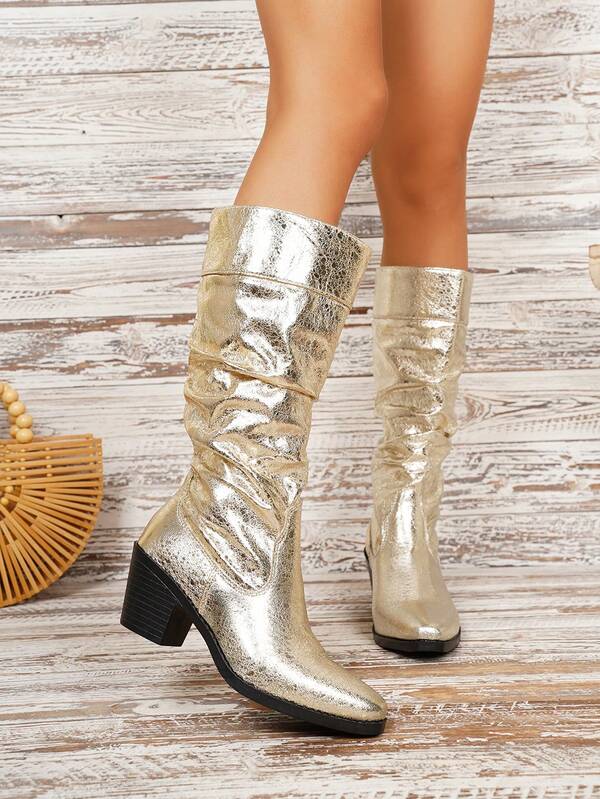 Plus Size Women's Fashion Tall Boots