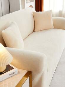 1 husă de canapea groasă din chenilă, protector de canapea de lux la modă, husă de canapea decorativă antiderapantă, antipraf și antizgârieturi, potrivită pentru toate anotimpurile, dormitor, sufragerie, studiu, birou