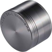 Moledor de Especias Molinillo de Especias Metlico 50mm 4 piso Duradero Aleacin de Zinc Nquel Negro - Níquel negro - Ver 3