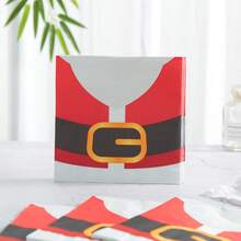 Einweg-Geschirr-Set in Form des Weihnachtsmanns, 7/9 Zoll Einweg-Weihnachtsparty-Pappteller, Einweg-Papierbecher, -Teller, -Servietten, geeignet für 10/24 Gäste, passend für Feierlichkeiten, Weihnachtsdekoration, besonders geeignet für Weihnachtsveranstaltungen und Partyartikel.