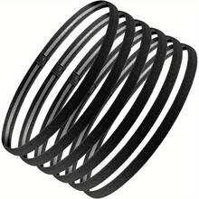 Conjunto de 6 faixas de cabelo esportivas finas e elásticas para homens e mulheres, ideais para corrida, ioga e exercícios [Absorventes de suor e leves] Acessórios de cabelo, lenço de inverno, bandana macia para a cabeça