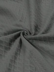 Men's Casual Contrast Color Stand Collar Sweatshirt, For Fall, Long Sleeve Top - Dark Grey - View 7