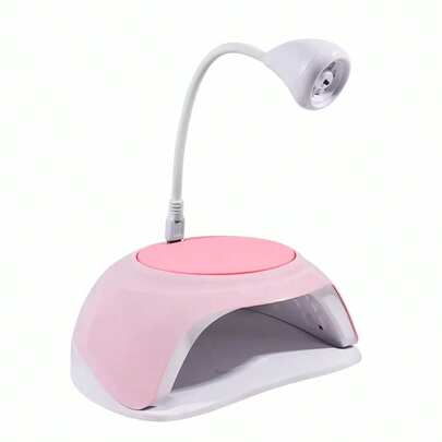 Lámpara UV/LED para Uñas 48W: Curado Rápido, 3 Modos de Tiempo, Protección Anti-UV, Ideal para Uso en Casa y Salones Lámpara UV/LED de 48W con potencia ajustable, cura esmalte gel en 30s/60s/99s (modo de pausa), diseño compacto y ligero, compatible con todos tipos de esmalte gel,  para la piel y las uñas, fácil de usar para principiantes y profesionales.