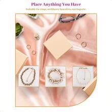 Jewelry Gift Boxes 3.5x3.5x1 Inch 20 Pcs Matte Small Gift Box With Lids Small Cardboard Jewelry Boxes With Cotton Fil And Lids JewelryBox Bulk For Festive Day Brown - Coklat - View 6