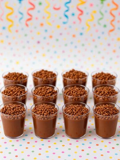 Kit 50 Copos Acrílico 40ml Docinhos Festa Decoração