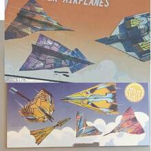 Avión de papel de origami, juguete intelectual para cultivar la habilidad manual, manualidad de origami DIY, regalo pequeño de Navidad, regalo pequeño de vacaciones