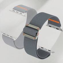 1 szt. nylonowy pasek Solo Loop kompatybilny z paskiem Ultra 3/2/1 49 mm 46 mm 45 mm 44 mm 42 mm 41 mm 40 mm 38 mm elastyczna regulowana opaska na nadgarstek do serii 11 10 SE 9 8 7 6 5 4 3 mężczyzn kobiet