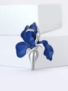 珐琅蝴蝶兰胸针 - 女士/男女通用奢华植物胸针，宴会服装配饰/朋友聚会徽章礼物 - 蝴蝶蘭 - 查看 10