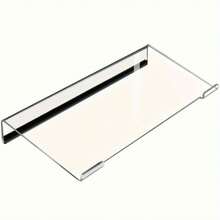 Suport pentru tastatură de computer, ridicător de tastatură acrilic pentru desktop cu bandă inferioară din silicon, suport ergonomic pentru tastatură de computer, platformă de tastare confortabilă fără instalare, suport pentru tastatură pentru birou, acasă, școală