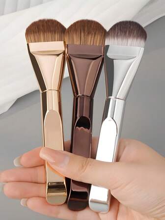 1/2/3pcs Makeup Brushes Set, Ultra-Thin Paddle Foundation Brush, Round Face Contour Brush, Flat Contour Brush, Multi-Purpose,Brush Set,Makeup Brush Kit,Make Up Brush Set,Make Up Set Complete,Makeup Brush Set,Complete Makeup Kit,Brush Kit,Brushes Makeup Set,Makeup Gift Set,Set