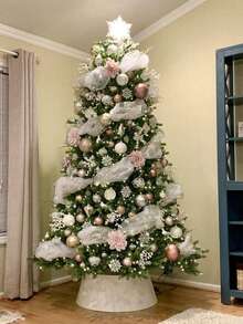 1/2Pcs Christmas Decorations 13 Types Of Net Ribbon 10 Yards Gold Polypropylene Mesh, DIY Wreath Bow Ribbon, Merry Christmas 2025 New Year Gift Wrapping Supplies Ribbon, Birthday Wedding Holiday Party Background Decorative Gauze, Christmas Tree Decoration, Wreaths, Stair Decoration Net Ribbon, Xmas Party Decor, Xmas Decor