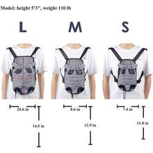 Dog Backpack - L + Blue - View 6