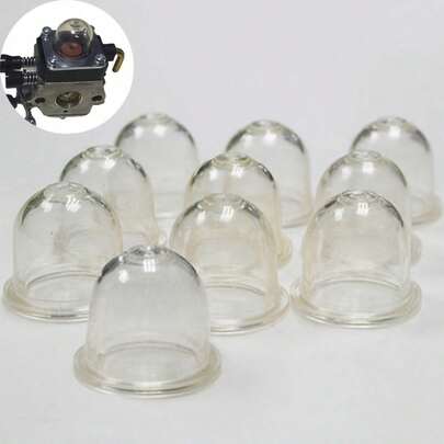 10 piezas/paquete Cubierta de diafragma de carburador de bomba de combustible de 22 mm apta para sierras de cadena y recortadoras