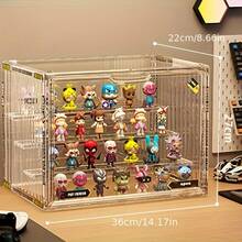 Senmeo Clear Acrylic Display Case (Dustproof Storage), Transparent Box For Figurines/Models/Collectibles - 透明色 - 查看 4