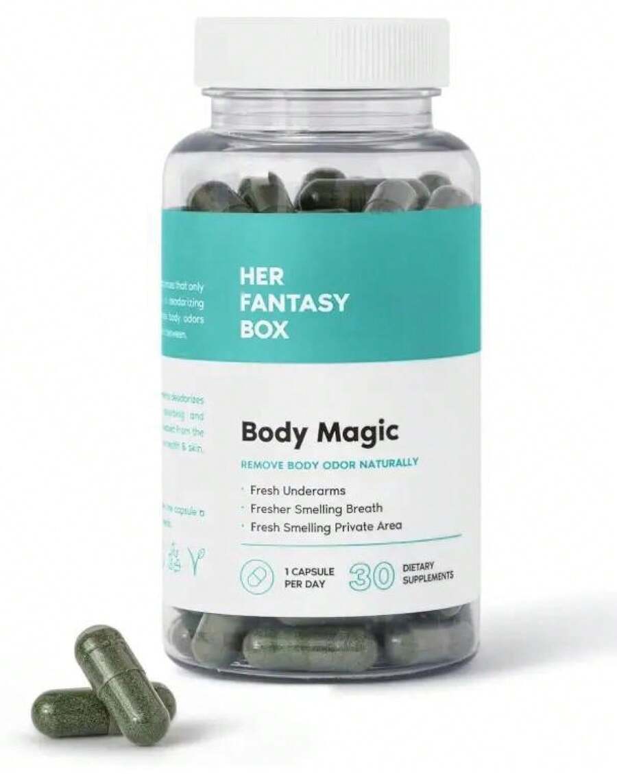 Chlorophyll Capsules - 30 Vegan Capsules For Detox, Digestion, Gut Health, Skin Support, And Oily Skin - Natural Energy Booster - 1 cái - Xem 1