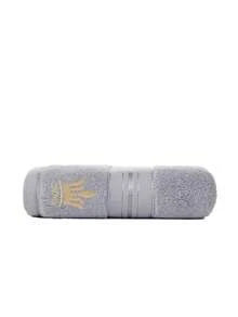 1 pieza/3 piezas/8 piezas Toalla de baño de algodón con bordado de línea dorada de estilo minimalista moderno, súper suave y grande, de secado rápido, sin pelusa, toalla de sauna, alta absorbencia, ligera y compacta, toalla de invitados, toalla de ducha de alta calidad y duradera, el mejor regalo para tu pareja, toalla de mano 34*34, toalla 34*75, toalla de baño 70*140 - Gris Claro - Ver 11