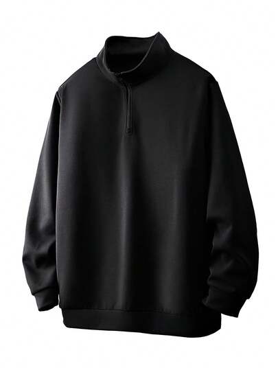 大码立领拉链卫衣，长袖上衣，适合秋冬季穿着