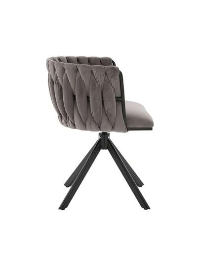 Fluwelen Seats Heavy Metal Frame, 180 Degree Swivel Function, Back, Zachte Luxurious Flexible Between Living Room, Budol Creative Workspace (Set Of 2) view 8