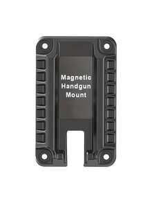 1pc Car Handgun Holder, Quick Release Handgun Mounting Bracket, ABS Plastic Magnetic Handgun Hook, Desk Gun Rack Quick Draw Pistol Stand - Multicolor - View 11