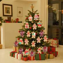 12pcs Gingerbread Man Decorations: Add A Sweet Atmosphere To Your Christmas Tree Decor! Christmas, Halloween, Thanksgiving, Easter Gifts, Christmas Trees, Santa Claus, Christmas Decorations, Gingerbread Houses, Christmas Gifts, Christmas Tree Ornaments, Christmas Gifts, Christmas